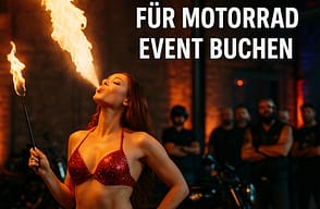 Feuerstripperin für Motorrad Event buchen – Heiße Shows mit Flammen & Leidenschaft
