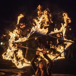 Hochzeit Feuershows und