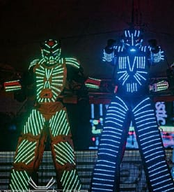 Nighttrons Robots - LED Gogo Robots