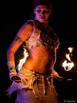 Feuershows Discrahelios für Leipzig - Berlin