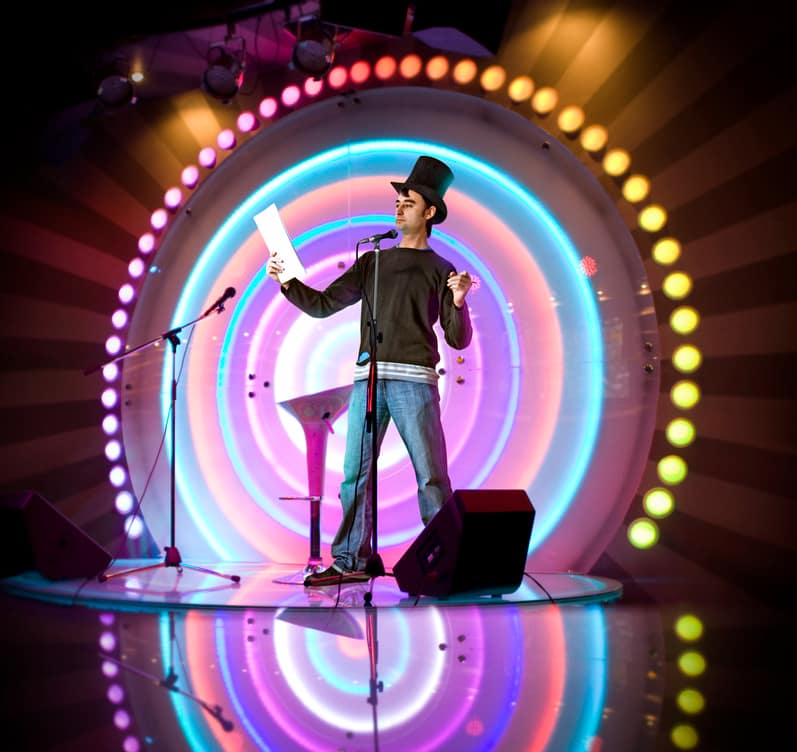 Unterhaltungskünstler finden bei ihrer Agentur für Entertainer