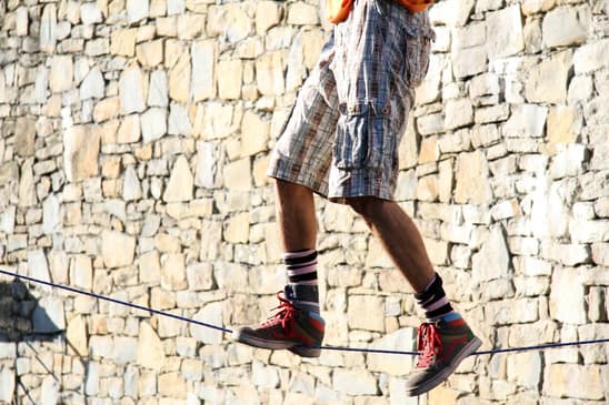 Balance on the tightrope